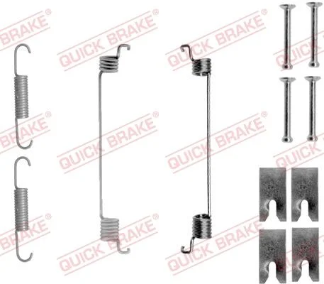 Komplet dodatne opreme, zavorne čeljusti QUICK BRAKE 105-0866