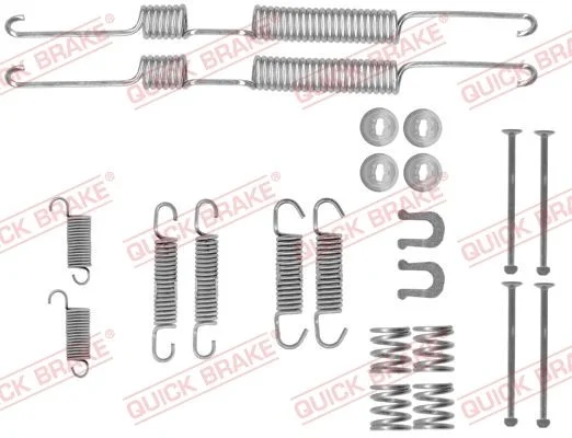 Komplet dodatne opreme, zavorne čeljusti QUICK BRAKE 105-0870X