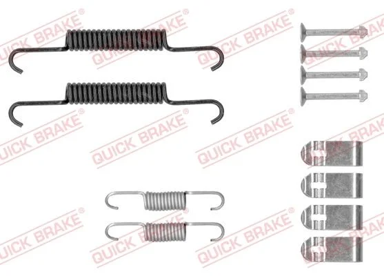 Komplet dodatne opreme, čeljusti parkirne zavore QUICK BRAKE 105-0881