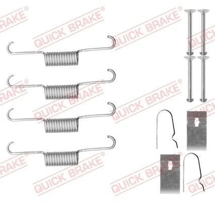 Komplet dodatne opreme, čeljusti parkirne zavore QUICK BRAKE 105-0884