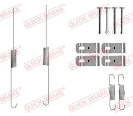 Komplet dodatne opreme, zavorne čeljusti QUICK BRAKE 105-0888