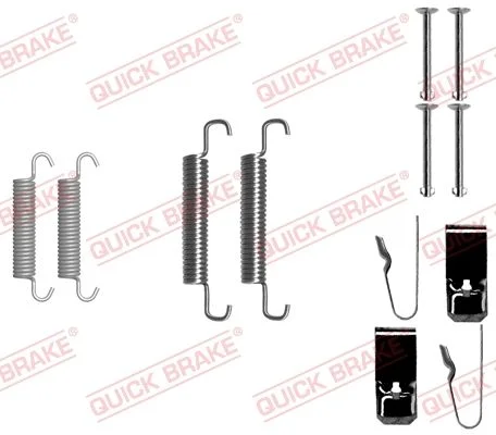 Komplet dodatne opreme, čeljusti parkirne zavore QUICK BRAKE 105-0890