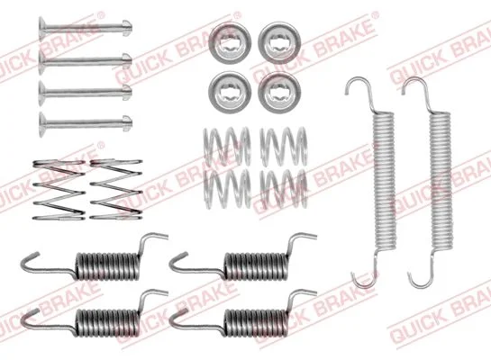 Komplet dodatne opreme, čeljusti parkirne zavore QUICK BRAKE 105-0899