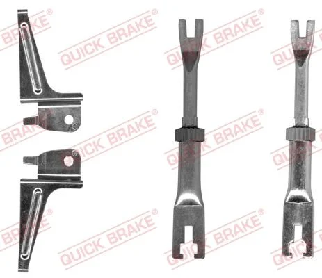 Adjuster Set, drum brake QUICK BRAKE 108 53 008