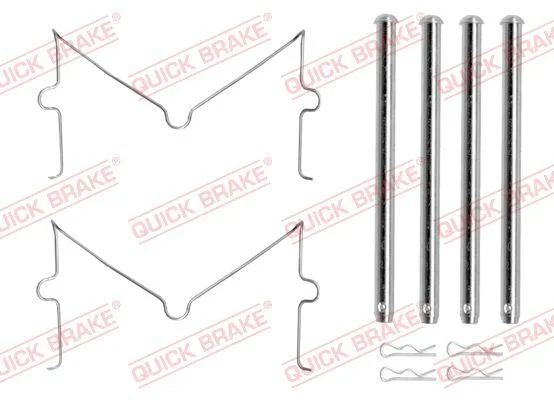 Komplet dodatne opreme, zavorna obloga za kolutne zavore QUICK BRAKE 109-0180