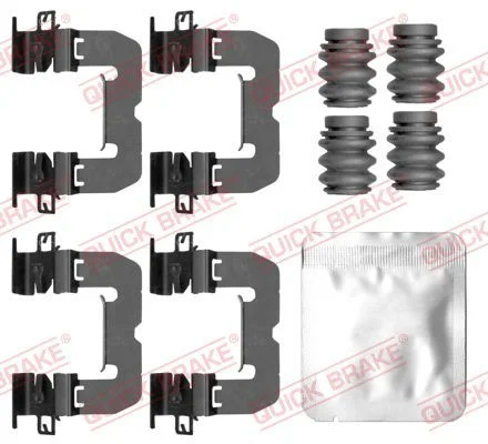 Accessory Kit, disc brake pad QUICK BRAKE 109-0188