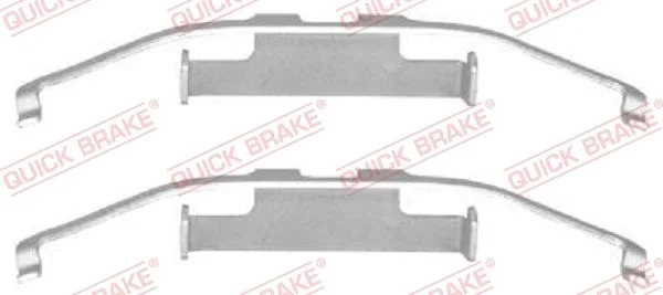Accessory Kit, disc brake pad QUICK BRAKE 109-1097