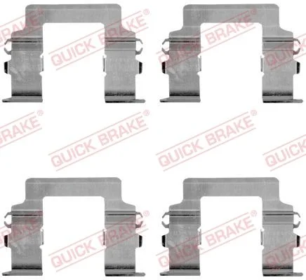 Accessory Kit, disc brake pad QUICK BRAKE 109-1161