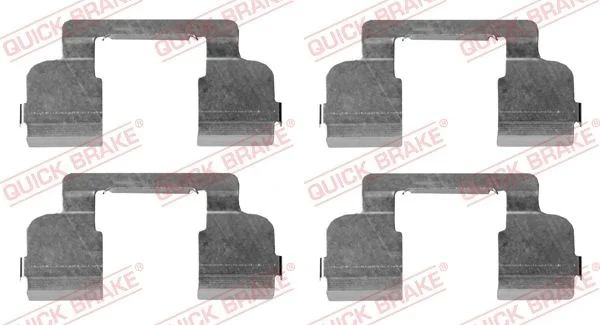 Accessory Kit, disc brake pad QUICK BRAKE 109-1698