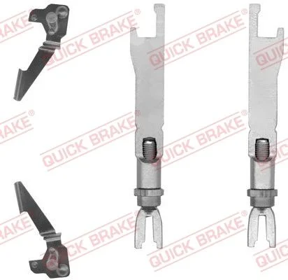 Adjuster Set, drum brake QUICK BRAKE 110 53 001
