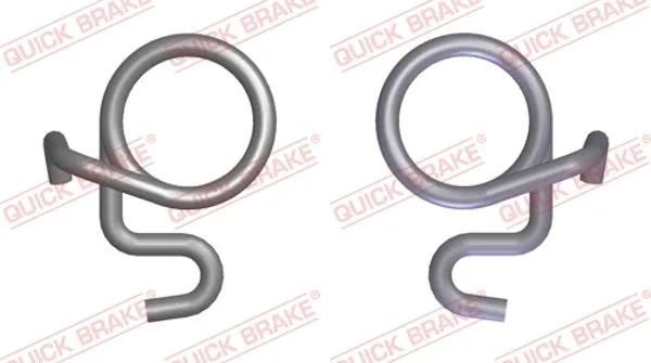 Komplet za popravilo, ročica parkirne zavore (zavorni čeljusti) QUICK BRAKE 113-0530