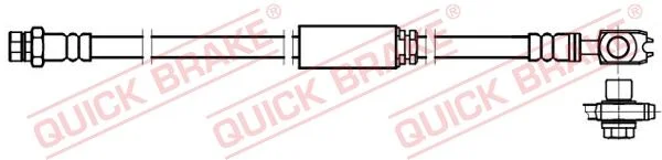Brake Hose QUICK BRAKE 58.893X