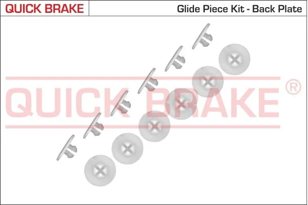 Komplet dodatne opreme, zavorne čeljusti QUICK BRAKE 6858K