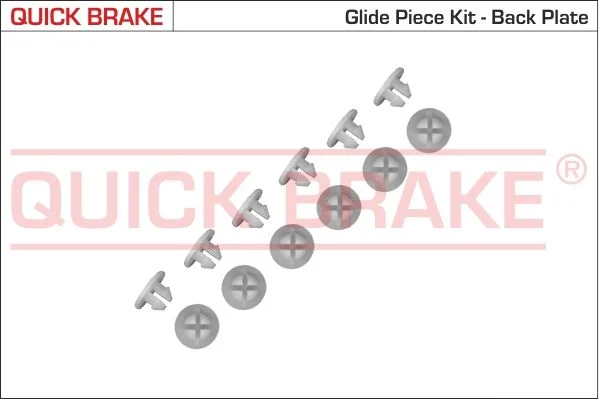 Komplet dodatne opreme, zavorne čeljusti QUICK BRAKE 6859K