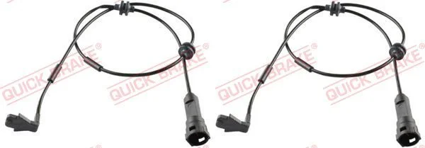 Opozorilo Kontakt, obraba zavornih ploščic QUICK BRAKE WS 0157 A