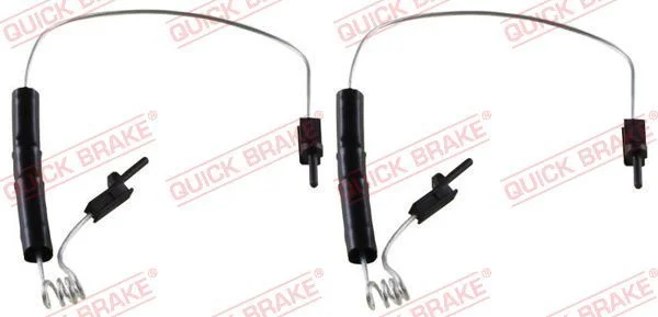 Opozorilo Kontakt, obraba zavornih ploščic QUICK BRAKE WS 0176 A