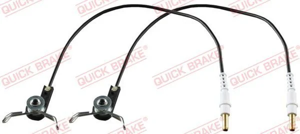 Opozorilo Kontakt, obraba zavornih ploščic QUICK BRAKE WS 0185 A