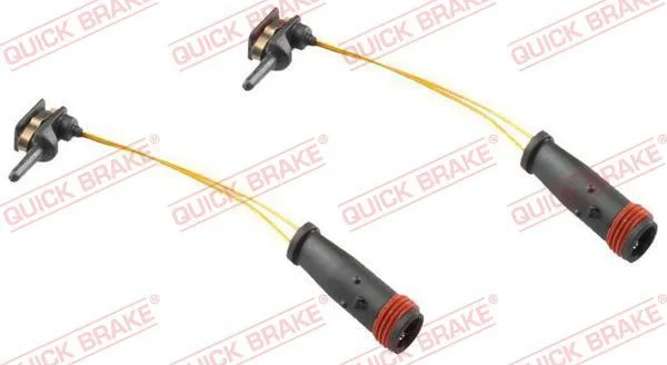 Opozorilo Kontakt, obraba zavornih ploščic QUICK BRAKE WS 0196 A