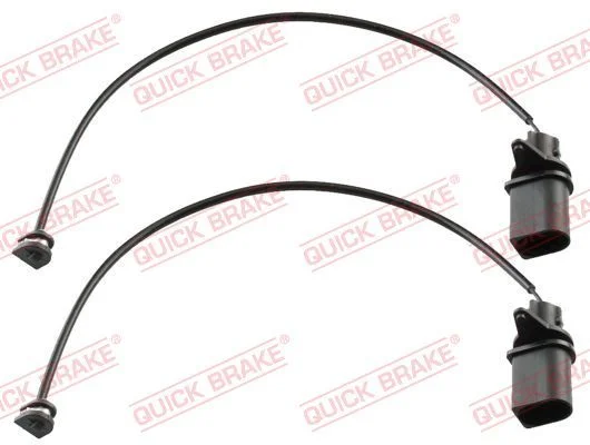Opozorilo Kontakt, obraba zavornih ploščic QUICK BRAKE WS 0211 A