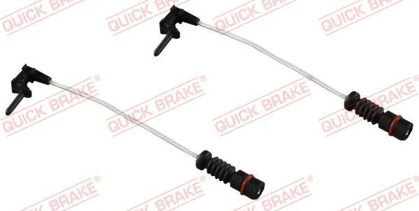 Opozorilo Kontakt, obraba zavornih ploščic QUICK BRAKE WS 0212 A
