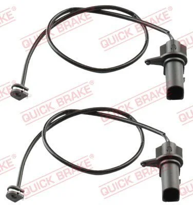 Opozorilo Kontakt, obraba zavornih ploščic QUICK BRAKE WS 0243 A