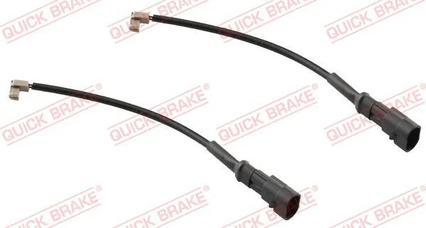 Opozorilo Kontakt, obraba zavornih ploščic QUICK BRAKE WS 0245 A