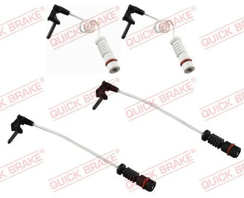 Opozorilo Kontakt, obraba zavornih ploščic QUICK BRAKE WS 0301 A