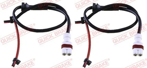 Opozorilo Kontakt, obraba zavornih ploščic QUICK BRAKE WS 0348 A