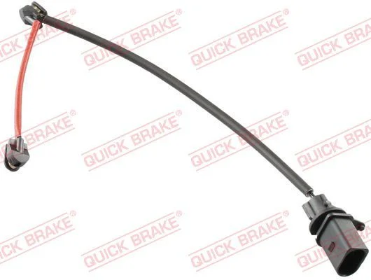 Opozorilo Kontakt, obraba zavornih ploščic QUICK BRAKE WS 0357 A