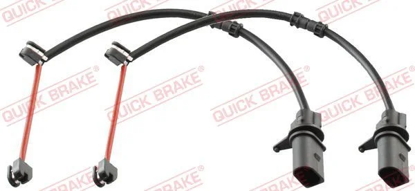 Opozorilo Kontakt, obraba zavornih ploščic QUICK BRAKE WS 0394 A