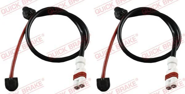 Opozorilo Kontakt, obraba zavornih ploščic QUICK BRAKE WS 0398 A