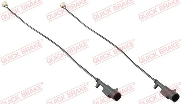 Opozorilo Kontakt, obraba zavornih ploščic QUICK BRAKE WS 0439 A
