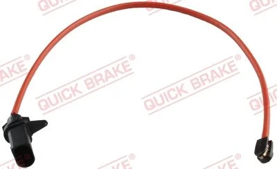 Opozorilo Kontakt, obraba zavornih ploščic QUICK BRAKE WS 0491 A