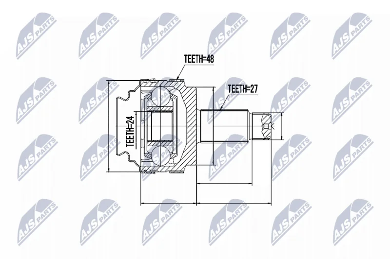 Joint Kit, drive shaft NTY NPZ-BM-007
