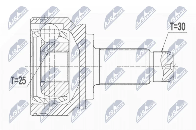 Joint Kit, drive shaft NTY NPZ-BM-026