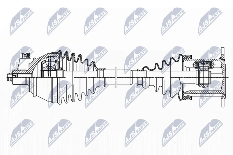 Pogonska gred NTY NPW-AU-034