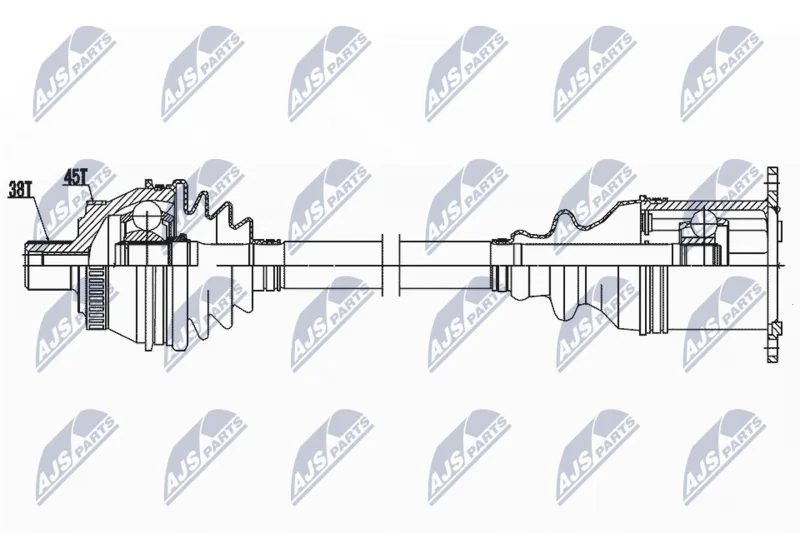 Drive Shaft NTY NPW-AU-038
