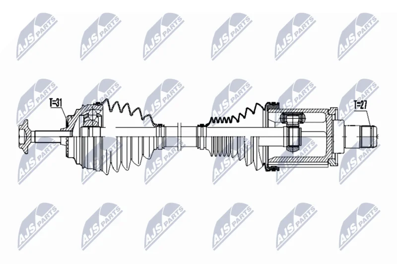Pogonska gred NTY NPW-BM-049