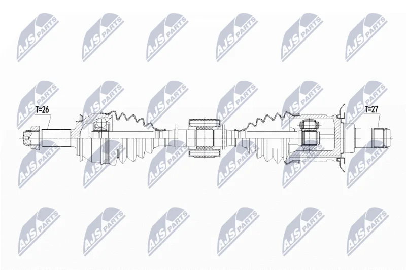 Pogonska gred NTY NPW-BM-103