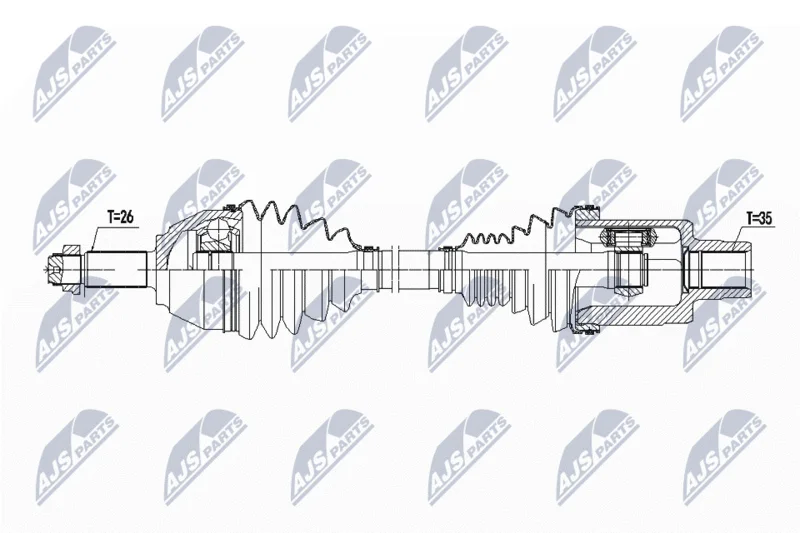Pogonska gred NTY NPW-BM-135
