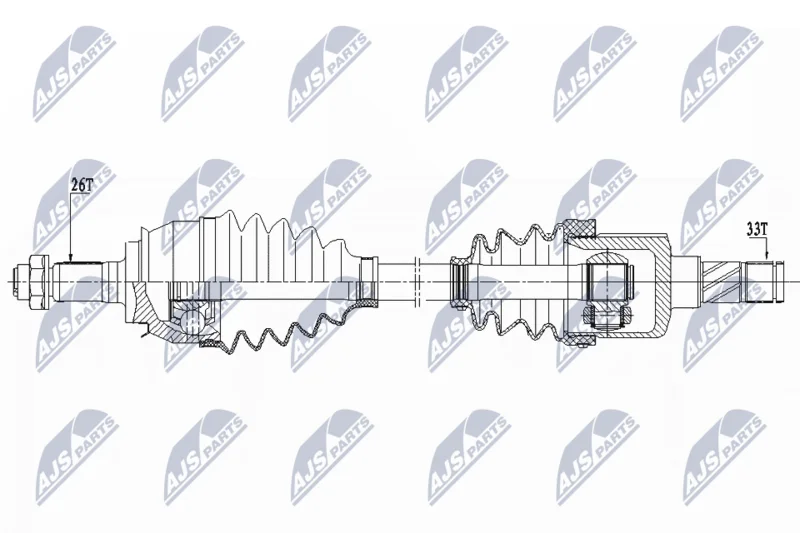 Pogonska gred NTY NPW-BM-155