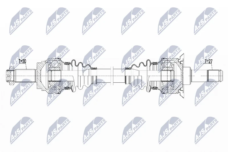 Pogonska gred NTY NPW-BM-160