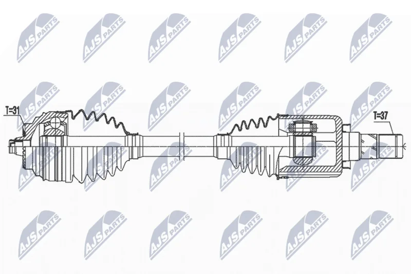 Drive Shaft NTY NPW-BM-166