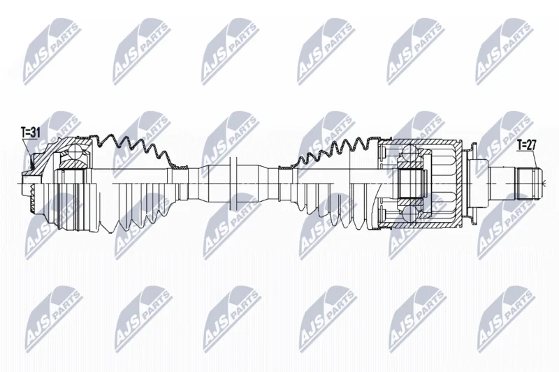 Drive Shaft NTY NPW-BM-181
