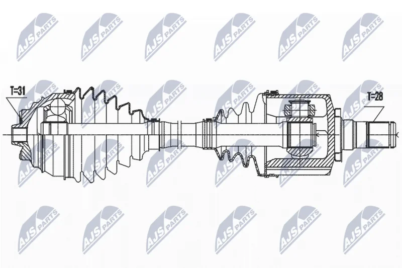 Drive Shaft NTY NPW-BM-186