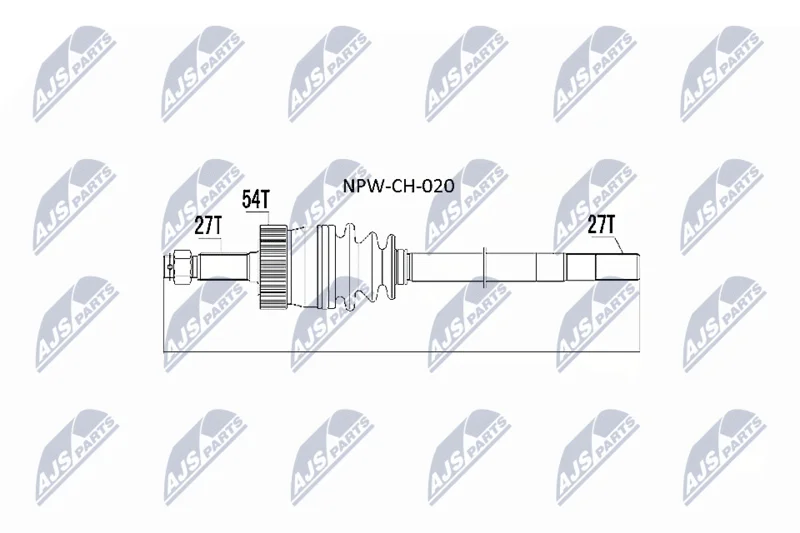 Pogonska gred NTY NPW-CH-020