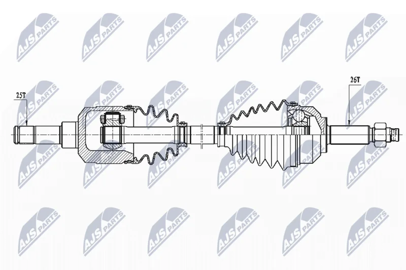 Pogonska gred NTY NPW-CH-106