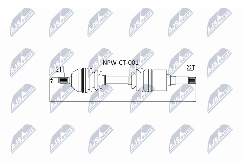 Drive Shaft NTY NPW-CT-001