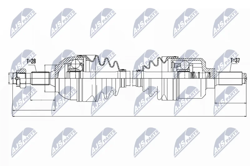 Drive Shaft NTY NPW-CT-052