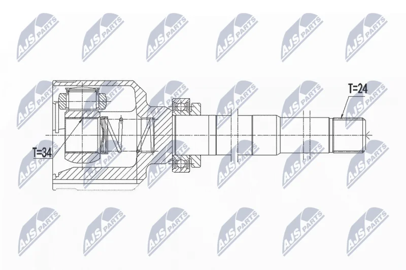 Komplet sklepov, pogonska gred NTY NPW-CT-058